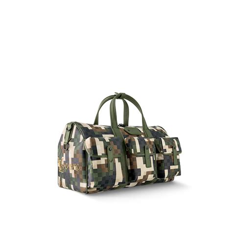 lv camo keepall|LV Trail Keepall 55 D16 .